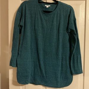 Teal tunic top